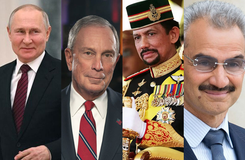 Top 10 Richest Politicians in the World 2023